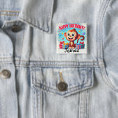 オーダーメイドの誕生日バッジ 缶バッジ (インサイチュ)