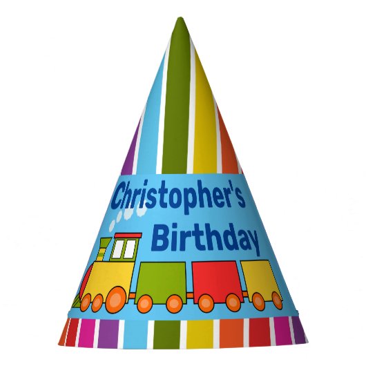 オーダーメイドの誕生日列車 パーティーハット (正面)