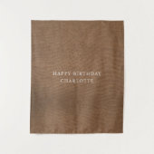 オーダーメイドの誕生日名旗フラグバナー タペストリー (正面)