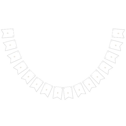 オーダーメイドの誕生日＆お祝い用ペンダント バンティングフラッグ (全)