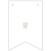 オーダーメイドの誕生日＆お祝い用ペンダント バンティングフラッグ (第3の旗)