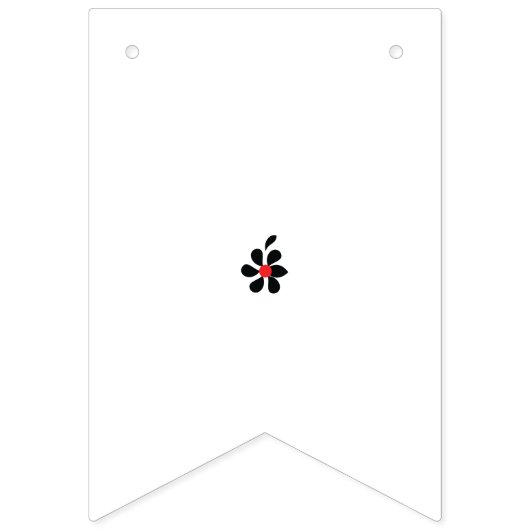 オーダーメイドの誕生日＆お祝い用ペンダント バンティングフラッグ (第2の旗)