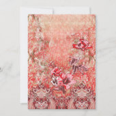 オーダーメイドの誕生日、結婚式、卒業式の招待状 案内状 (正面)