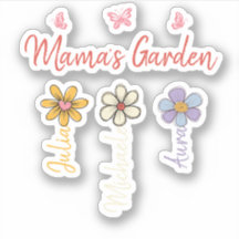 オーダーメイドの誕生花マグカップ 名前 ママの庭の贈り物