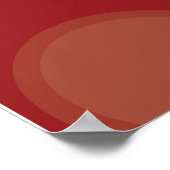 オーダーメイドの象の幼児用アート 男の子または女の子 ポスター (角)