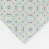 オーダーメイドの貝殻柄フリースケット フリースブランケット (角)