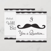 オーダーメイドの質問をあなたに！ ウェディングパーティー！ 招待状 (正面/裏面)