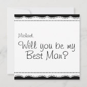 オーダーメイドの質問をあなたに！ ウェディングパーティー！ 招待状 (裏面)