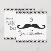 オーダーメイドの質問をせねば! ウェディングパーティー! 招待状 (正面/裏面)