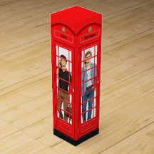 オーダーメイドの赤いロンドンの電話ボックスの誕生日