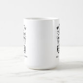 オーダーメイドの退職校長ギフト コーヒーマグカップ (中央)