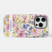 オーダーメイドの野の花の名前 iPhoneケース (裏面横)