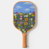 オーダーメイドの野の花 ピックルボールラケット (正面)