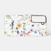オーダーメイドの野の花 SAMSUNG GALAXYケース (裏面横)