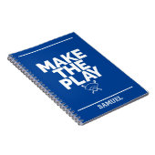 オーダーメイドの野球学校ノート ノートブック (右側)