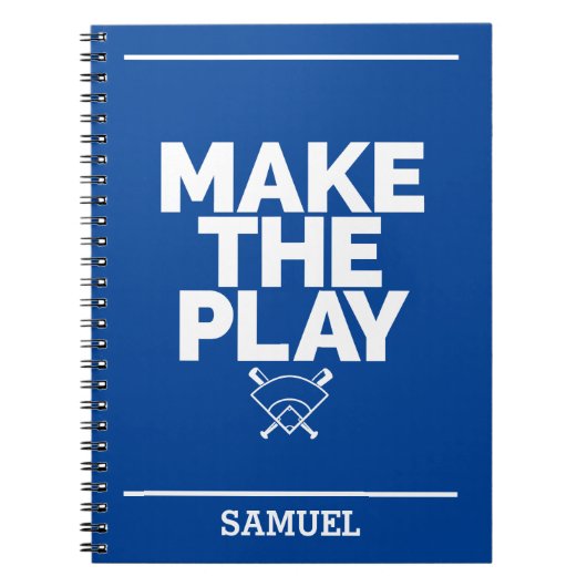 オーダーメイドの野球学校 ノートブック (正面)