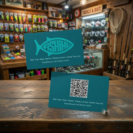 オーダーメイドの釣具店の名刺 名刺