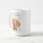 オーダーメイドの面白い犬の写真入りグッズ コーヒーマグカップ (正面左)