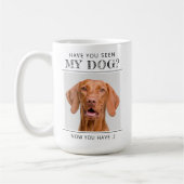 オーダーメイドの面白い犬の写真入りグッズ コーヒーマグカップ (左)