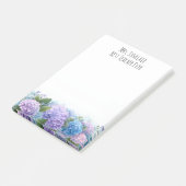 オーダーメイドの額紫陽花の花の先生への感謝 ポストイット (アングル)