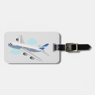 オーダーメイドの飛行機デザイン  ラゲッジタグ