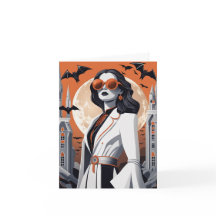 オーダーメイドの魔女のような雰囲気の折りたたみカード