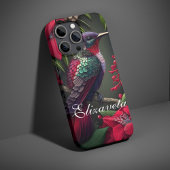 オーダーメイドの鳥の名前 Flora iPhoneケース