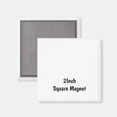 オーダーメイドの2"正方形 マグネット (正面/裏面)