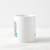 オーダーメイドの3年生担任教師ギフト コーヒーマグカップ (中央)
