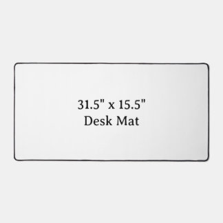 オーダーメイドの31.5" x 15.5"デスクマット デスクマット