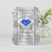 オーダーメイドの45周年結婚記念日の招待状 招待状 (スタンド正面)