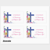 オーダーメイドの50周年修道院宗教生活 長方形シール (シート)