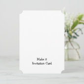 オーダーメイドの5" x 7" チケット 招待状 (スタンド正面)