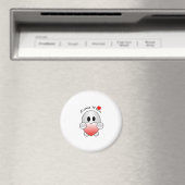 オーダーメイドの「愛してる」かわいいキャラクター マグネット (インサイチュ (食洗機))