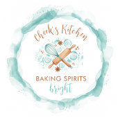 オーダーメイドの「Baking Spirits Bright」エプロン スタンダードエプロン