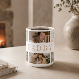 オーダーメイドのDADDYフォト入りマグカップ|父の日ギフト コーヒーマグカップ
