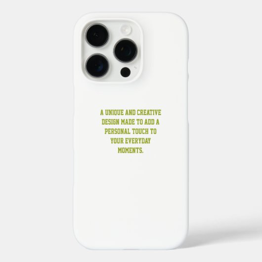 オーダーメイドのiPhone 16 Proケース Barely There Case-Mate iPhoneケース (裏面)