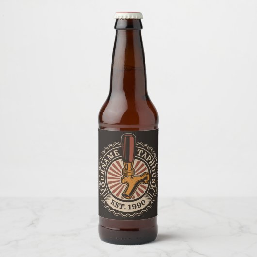 オーダーメイドのNAMEクラフトビールタップハウス醸造所バー ビールラベル (正面)