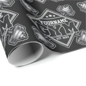 オーダーメイドのNAMEパーソナルジム ラッピングペーパー (ロールコーナー)