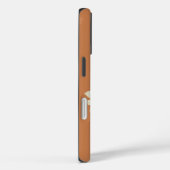 オーダーメイドひまわりの名前 テラコッタ スマートフォンケース Case-Mate iPhoneケース (裏面 / 右)