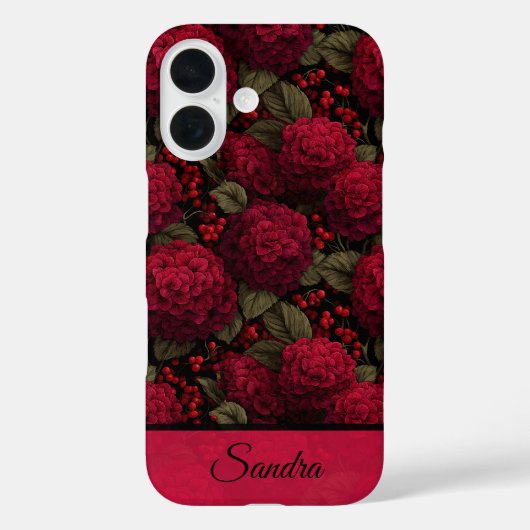 オーダーメイドアジサイの豪華な結婚式の引出物 Case-Mate iPhoneケース (裏面)