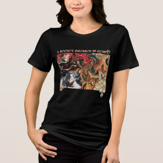オーダーメイドアブストラクト絵画 トライブレンドTシャツ