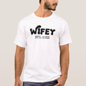 オーダーメイドウェディングシャツ 新婦新郎 おそろい Tシャツ (正面)