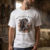 オーダーメイドウエスタンホースTシャツ Tシャツ