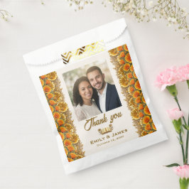オーダーメイドカップル写真の結婚式の引き出物用種封筒 フェイバーバッグ