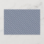 オーダーメイドカラーのモダンな結婚式披露宴 エンクロージャーカード (裏面)