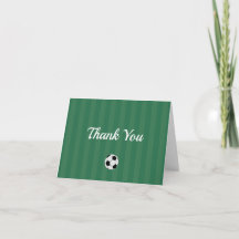 オーダーメイドサッカーボール折りたたみ式御礼カード