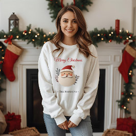 オーダーメイドサンタのクリスマススウェットシャツ レディース スウェットシャツ