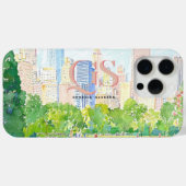 オーダーメイドシティパークスカイラインモノグラム Case-Mate iPhoneケース (裏面 (横))