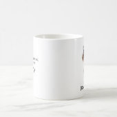 オーダーメイドシュナウザー「私が飼主様です」 コーヒーマグカップ (中央)